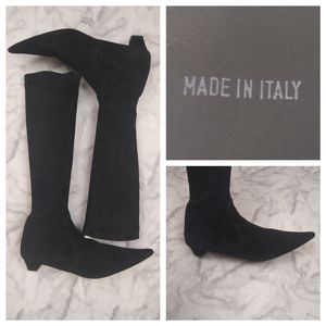 Sacco Comfort Black Suede Boots